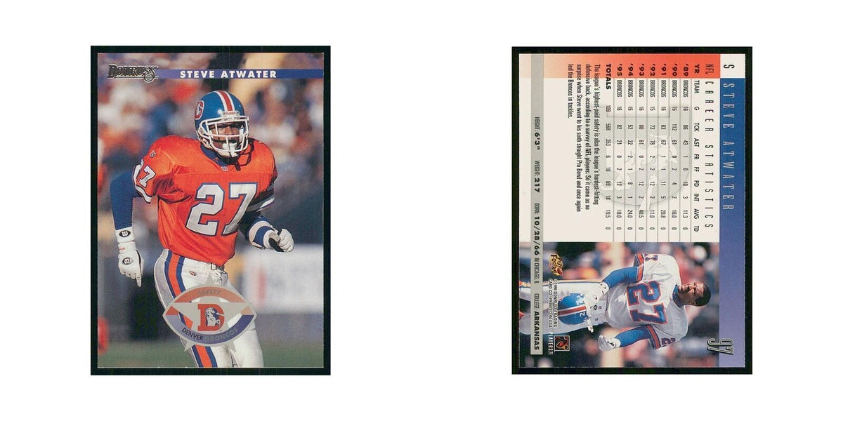 1996 Donruss Steve Atwater Broncos #97