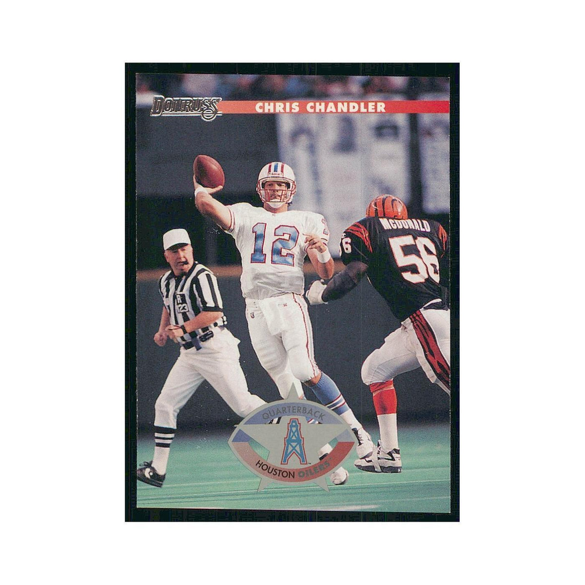 1996 Donruss Chris Chandler Houston Oilers #126