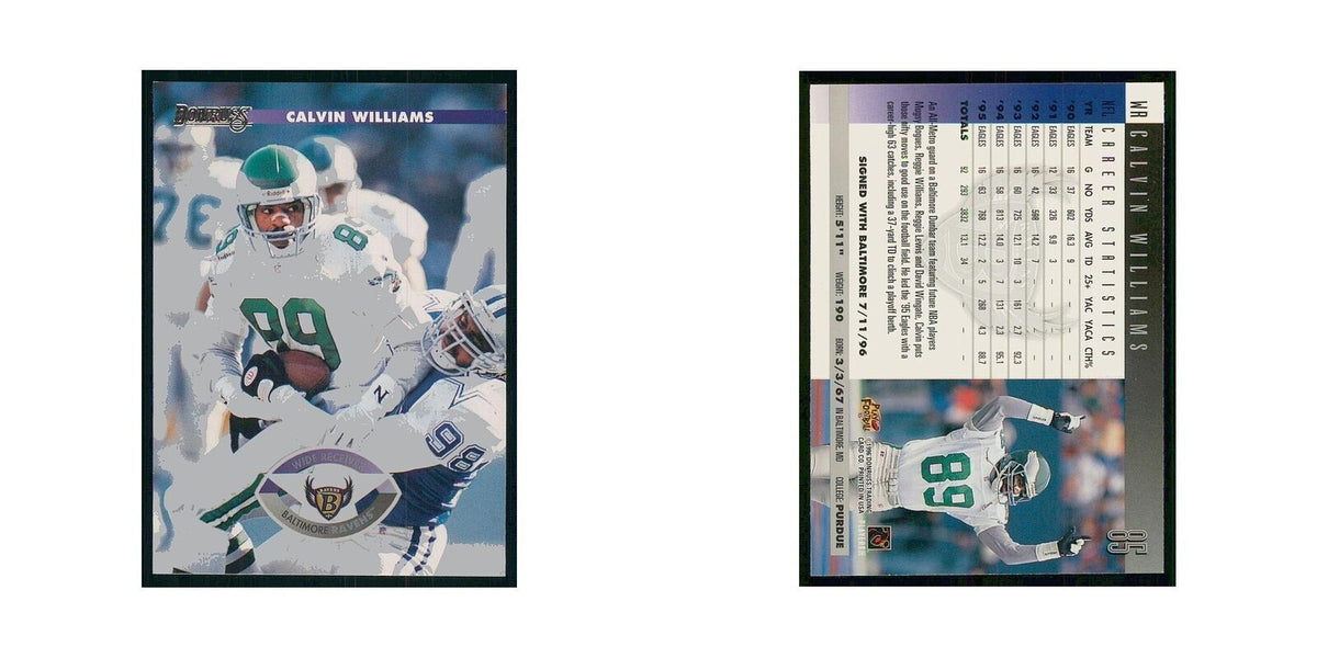 1996 Donruss Calvin Williams Ravens #85
