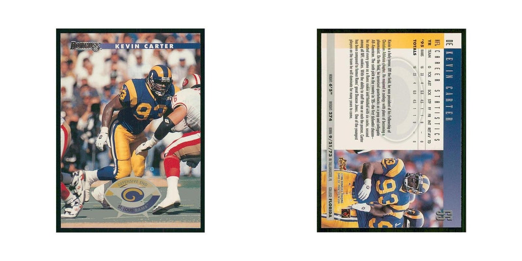 1996 Donruss Kevin Carter St. Louis Rams #55