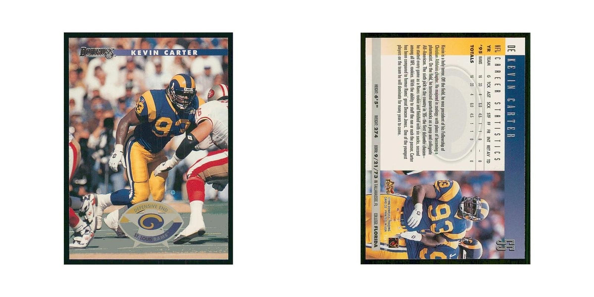 1996 Donruss Kevin Carter St. Louis Rams #55
