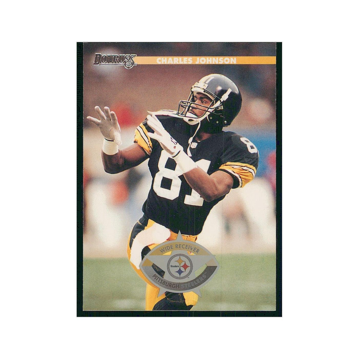 1996 Donruss Charles Johnson Steelers #142