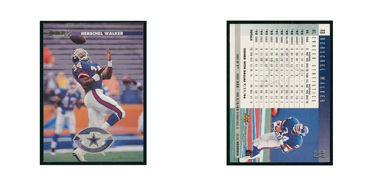 1996 Donruss Herschel Walker Cowboys #33