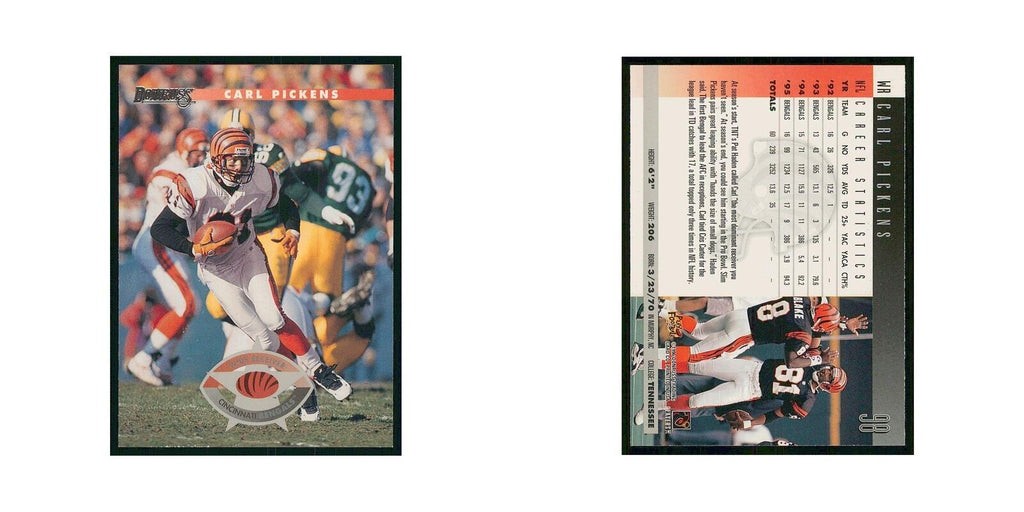 1996 Donruss Carl Pickens Bengals #98