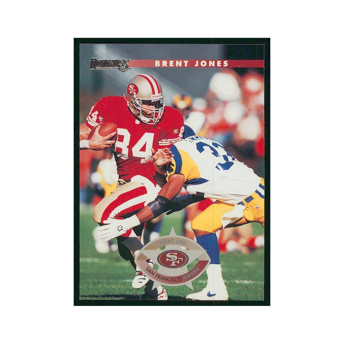 1996 Donruss Brent Jones 49ers #58