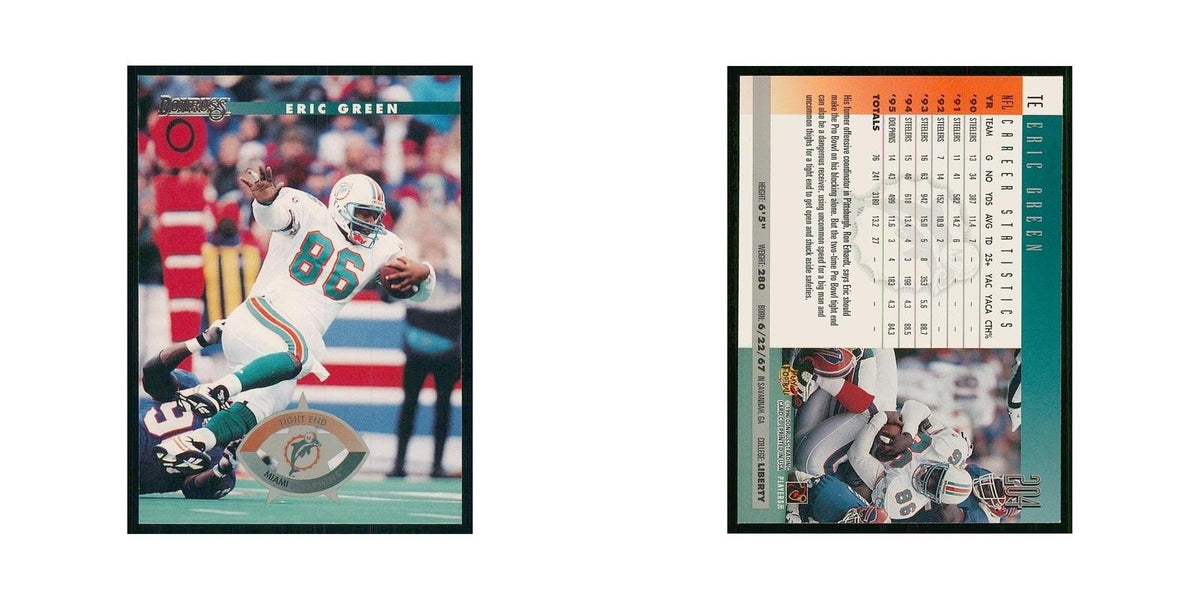 1996 Donruss Eric Green Dolphins #204