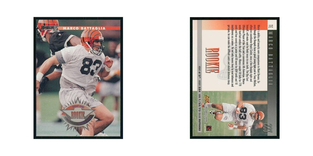 1996 Donruss Marco Battaglia RC Bengals #223