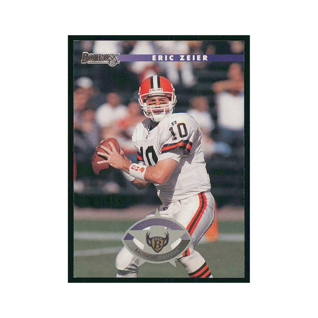 1996 Donruss Eric Zeier Ravens #165