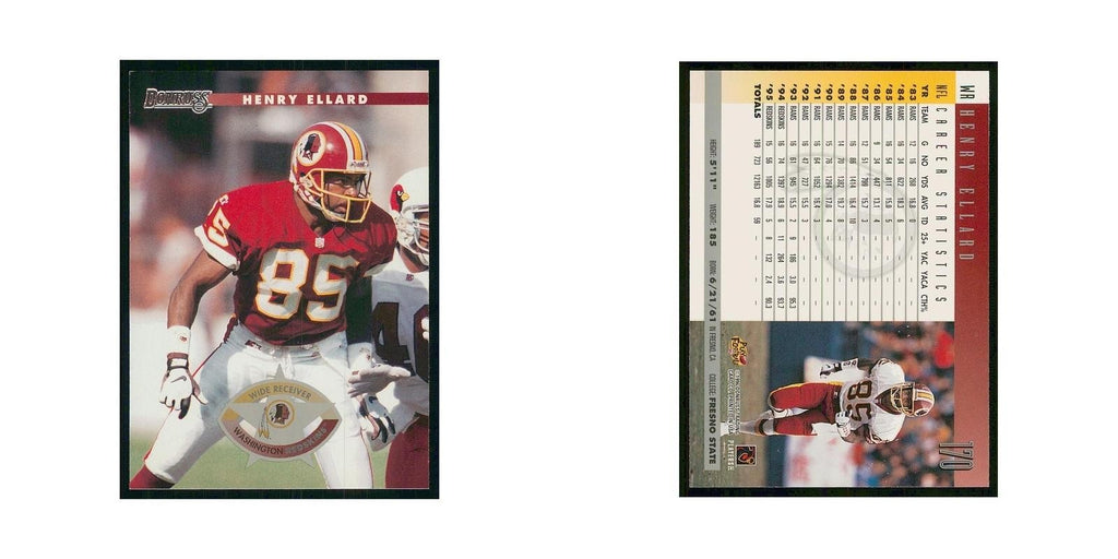 1996 Donruss Henry Ellard Redskins #170