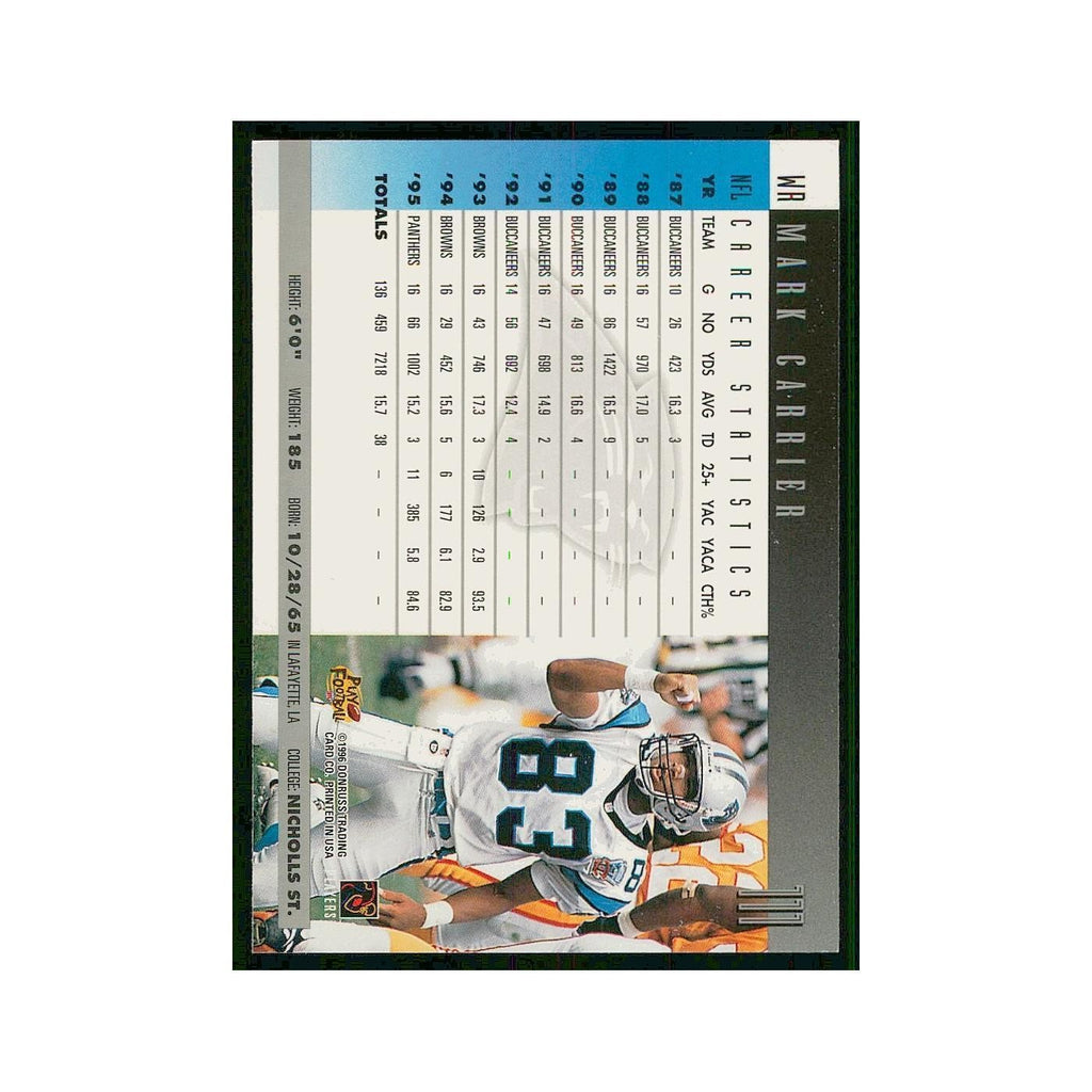 1996 Donruss Mark Carrier Panthers #111