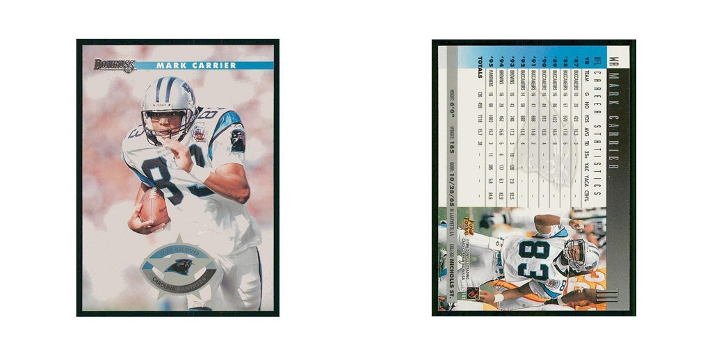 1996 Donruss Mark Carrier Panthers #111