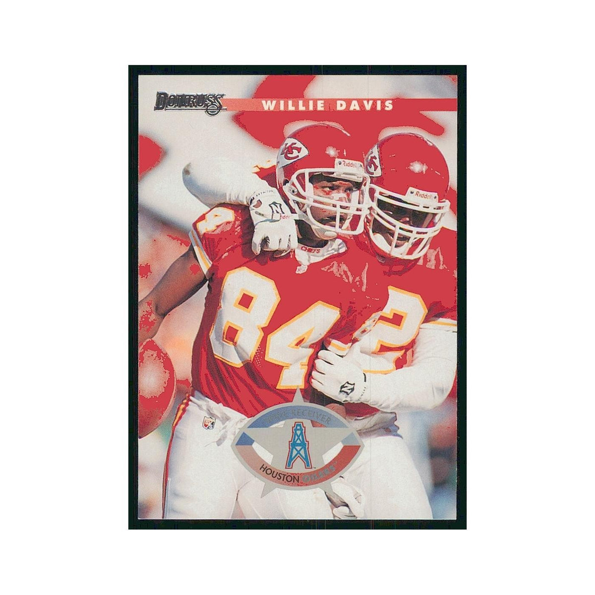 1996 Donruss Willie Davis Houston Oilers #91