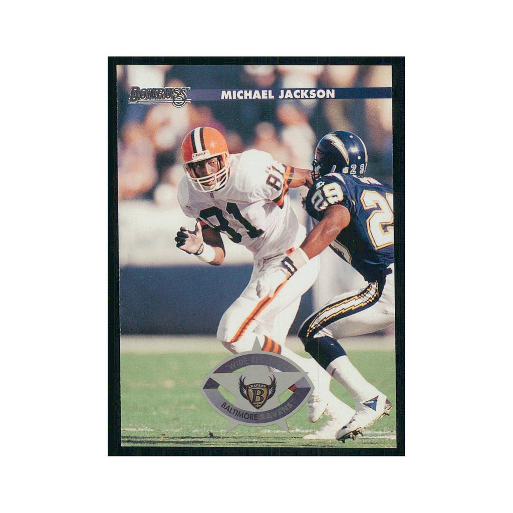 1996 Donruss Michael Jackson Ravens #200