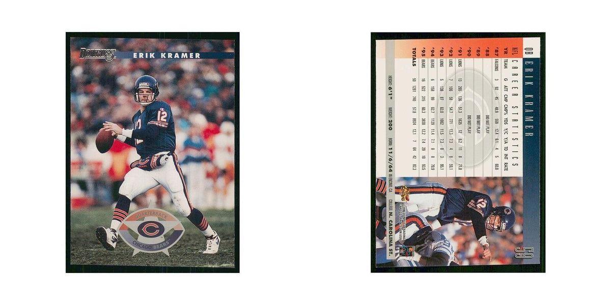 1996 Donruss Erik Kramer Bears #59