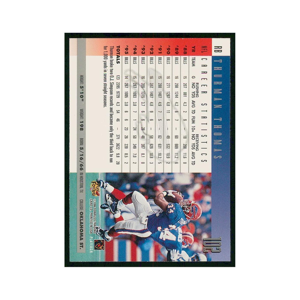 1996 Donruss Thurman Thomas Bills #102