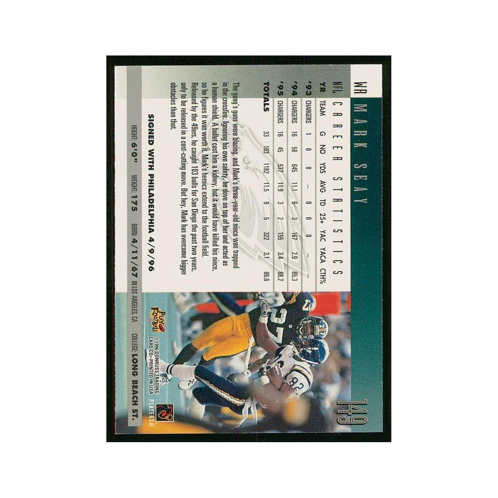1996 Donruss Mark Seay Eagles #149