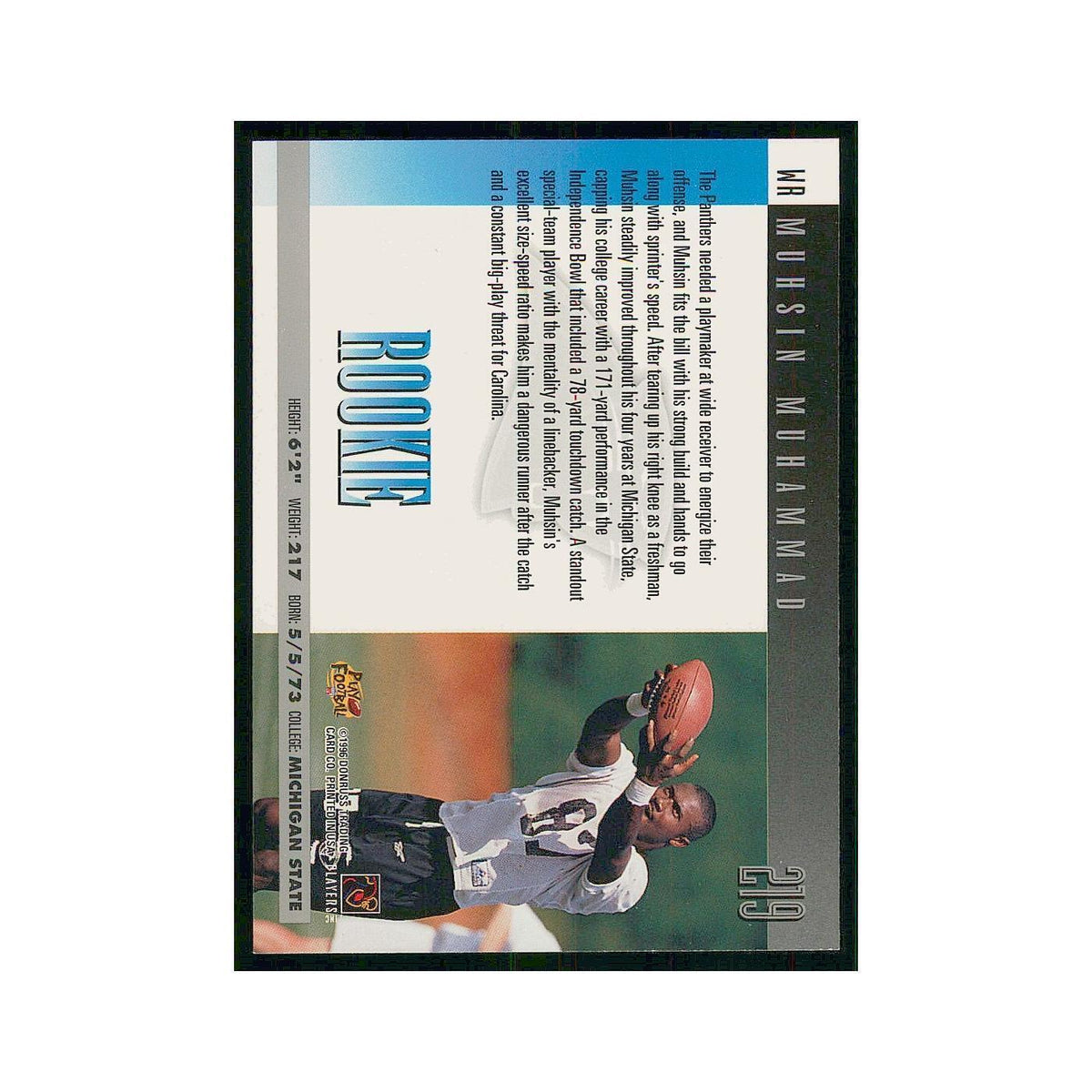 1996 Donruss Anthony Miller RC Broncos #171