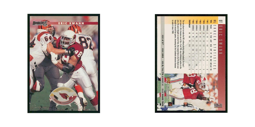 1996 Donruss Eric Swann Phoenix Cardinals #21