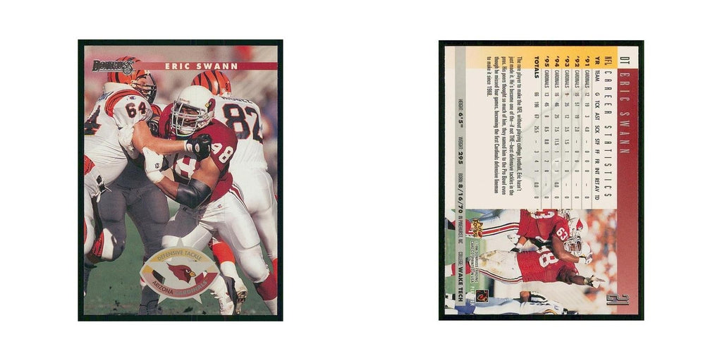 1996 Donruss Eric Swann Phoenix Cardinals #21