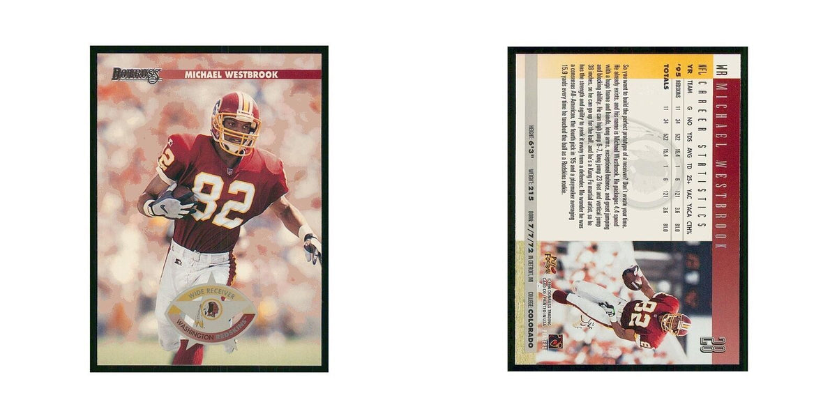 1996 Donruss Michael Westbrook Redskins #28