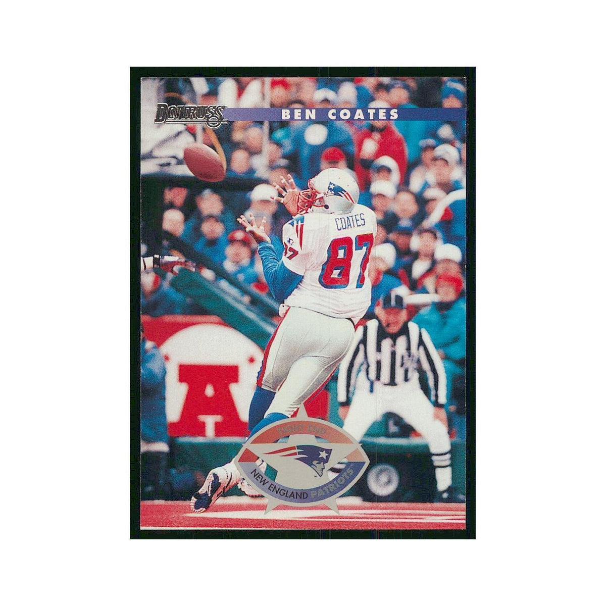 1996 Donruss Ben Coates Patriots #3