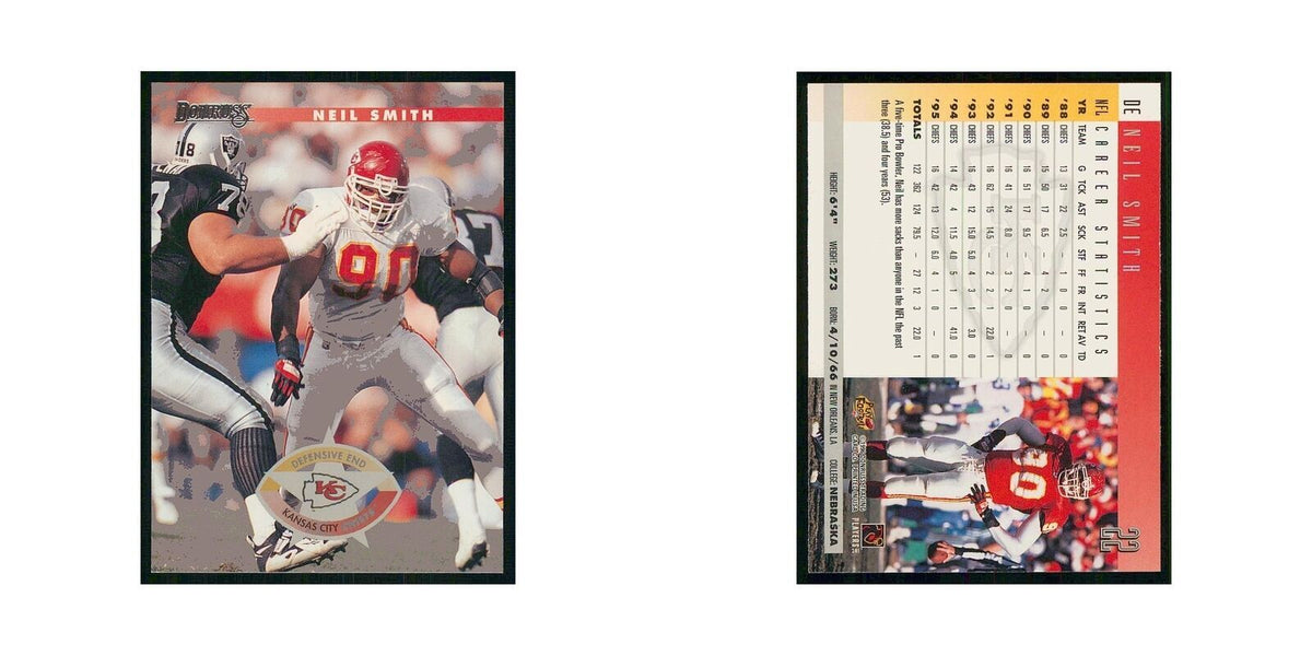1996 Donruss Neil Smith Chiefs #22