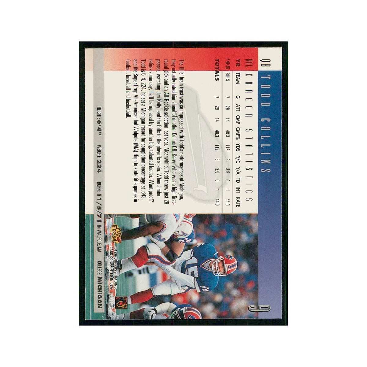 1996 Donruss Todd Collins #9