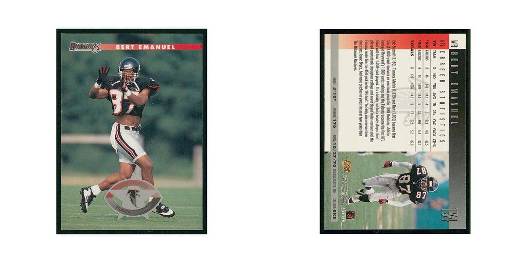 1996 Donruss Bert Emanuel #134