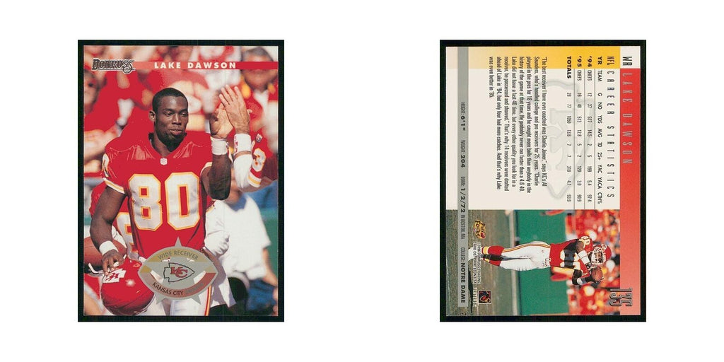 1996 Donruss Lake Dawson Chiefs #135