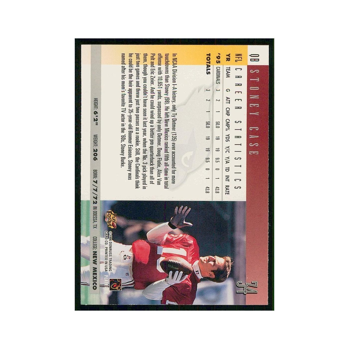 1996 Donruss Stoney Case Cardinals #34