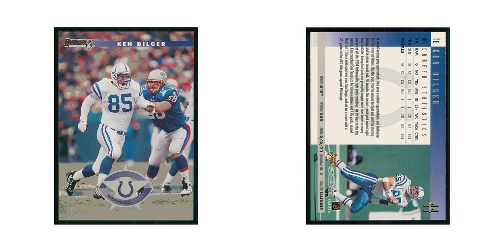 1996 Donruss Ken Dilger Colts #44