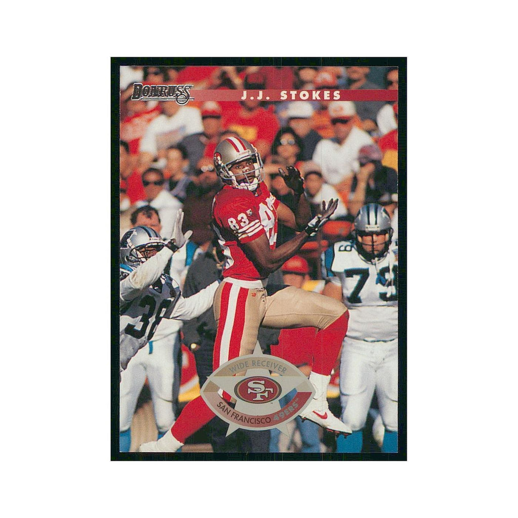1996 Donruss J.J. Stokes 49ers #29