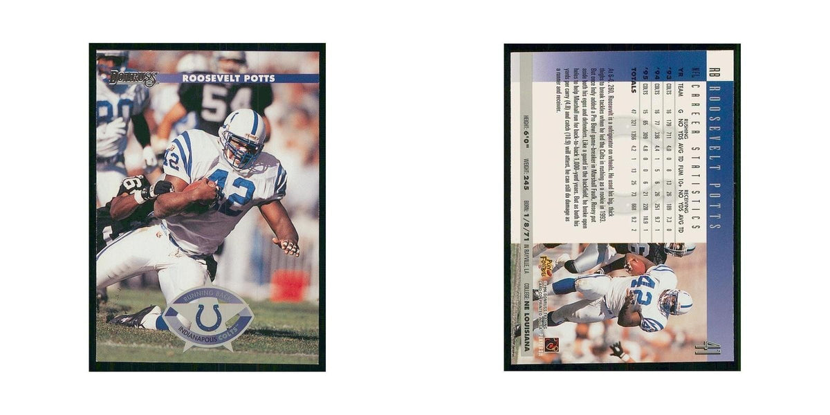 1996 Donruss Roosevelt Potts Colts #41