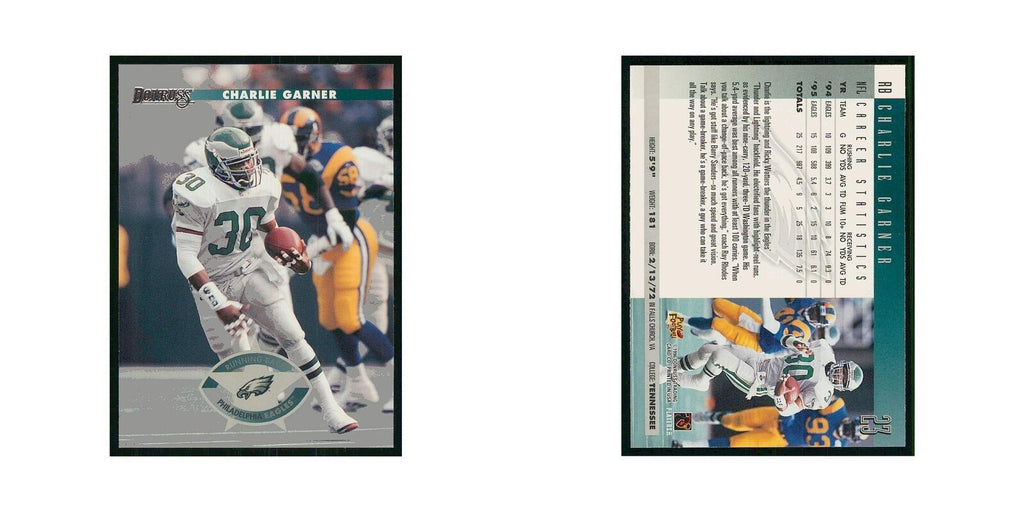 1996 Donruss Charlie Garner Eagles #23