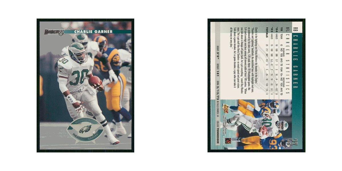1996 Donruss Charlie Garner Eagles #23