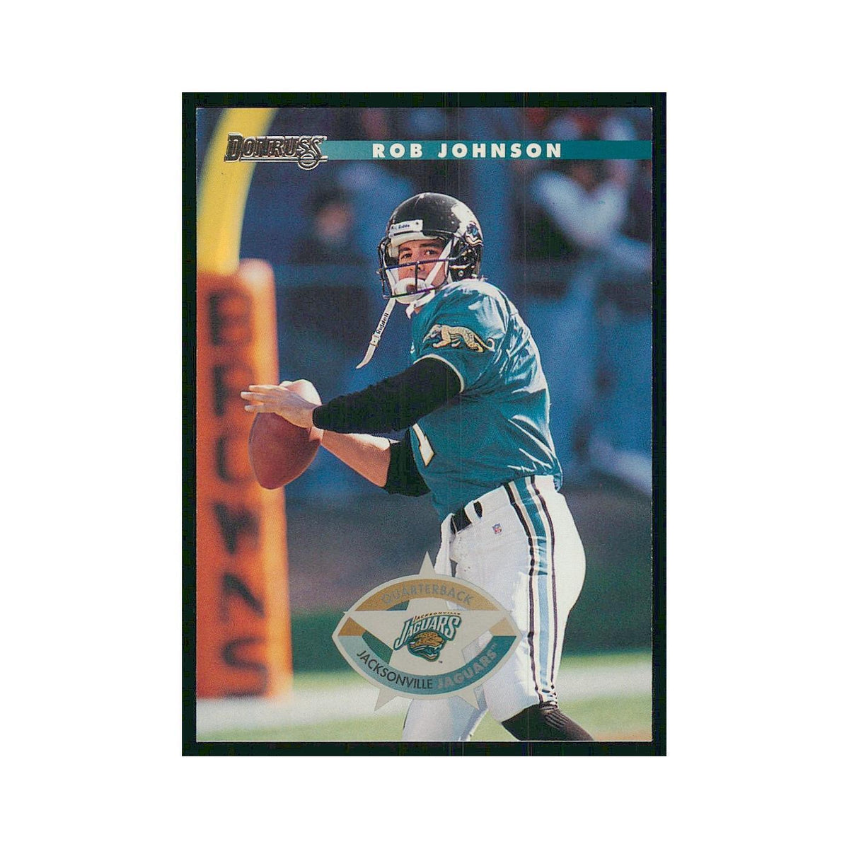 1996 Donruss Rob Johnson Jaguars #4