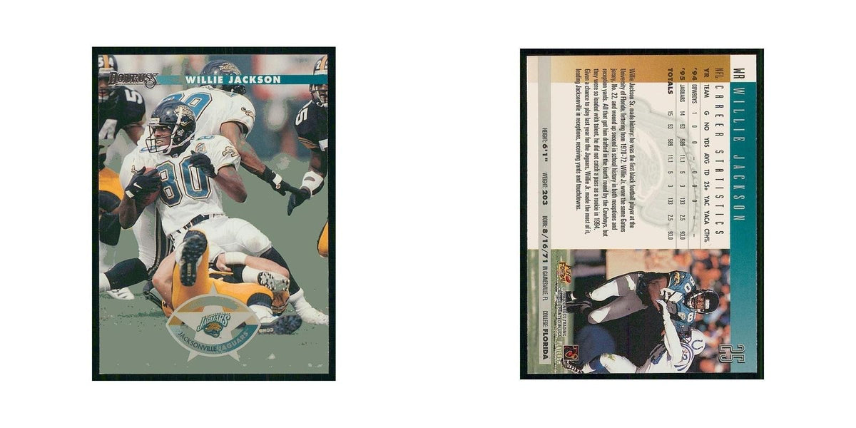 1996 Donruss Willie Jackson Jaguars #25