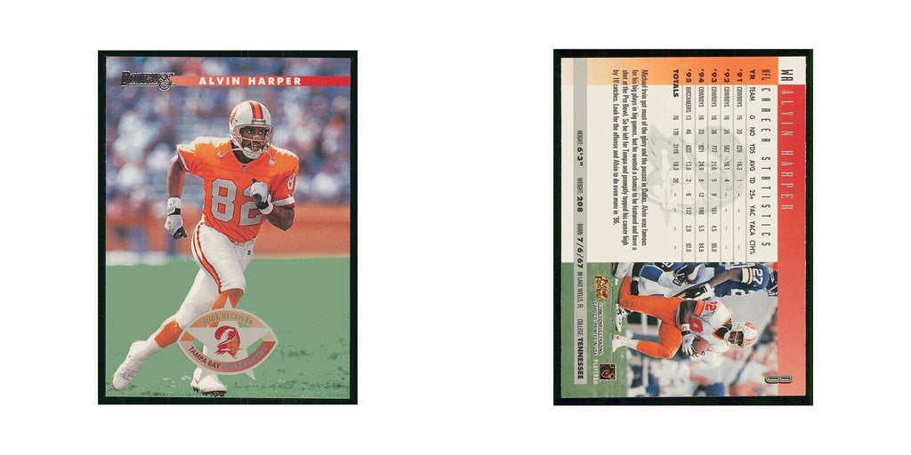 1996 Donruss Alvin Harper Buccaneers #8
