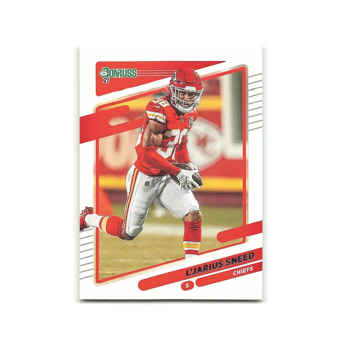 L'Jarius Sneed 2021 Donruss #122 Kansas City Chiefs Football Card NM