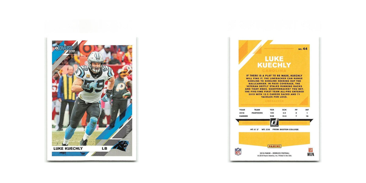 Luke Kuechly 2019 Donruss #44 Carolina Panthers Football Card NM