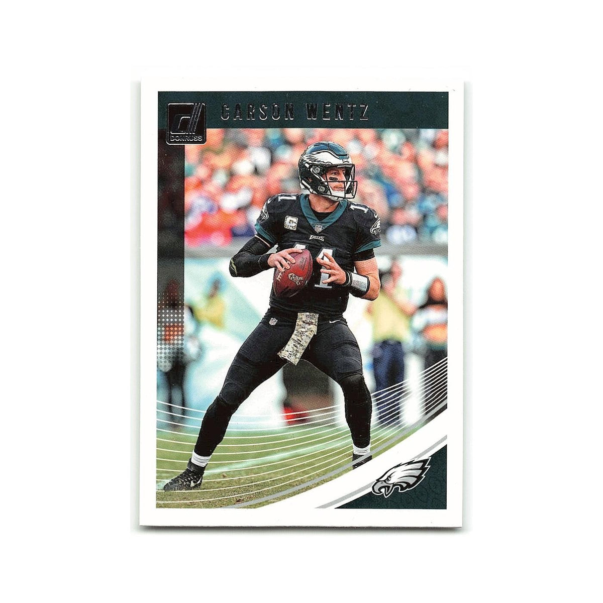 Carson Wentz 2018 Donruss #227 Philadelphia Eagles Football Card NM