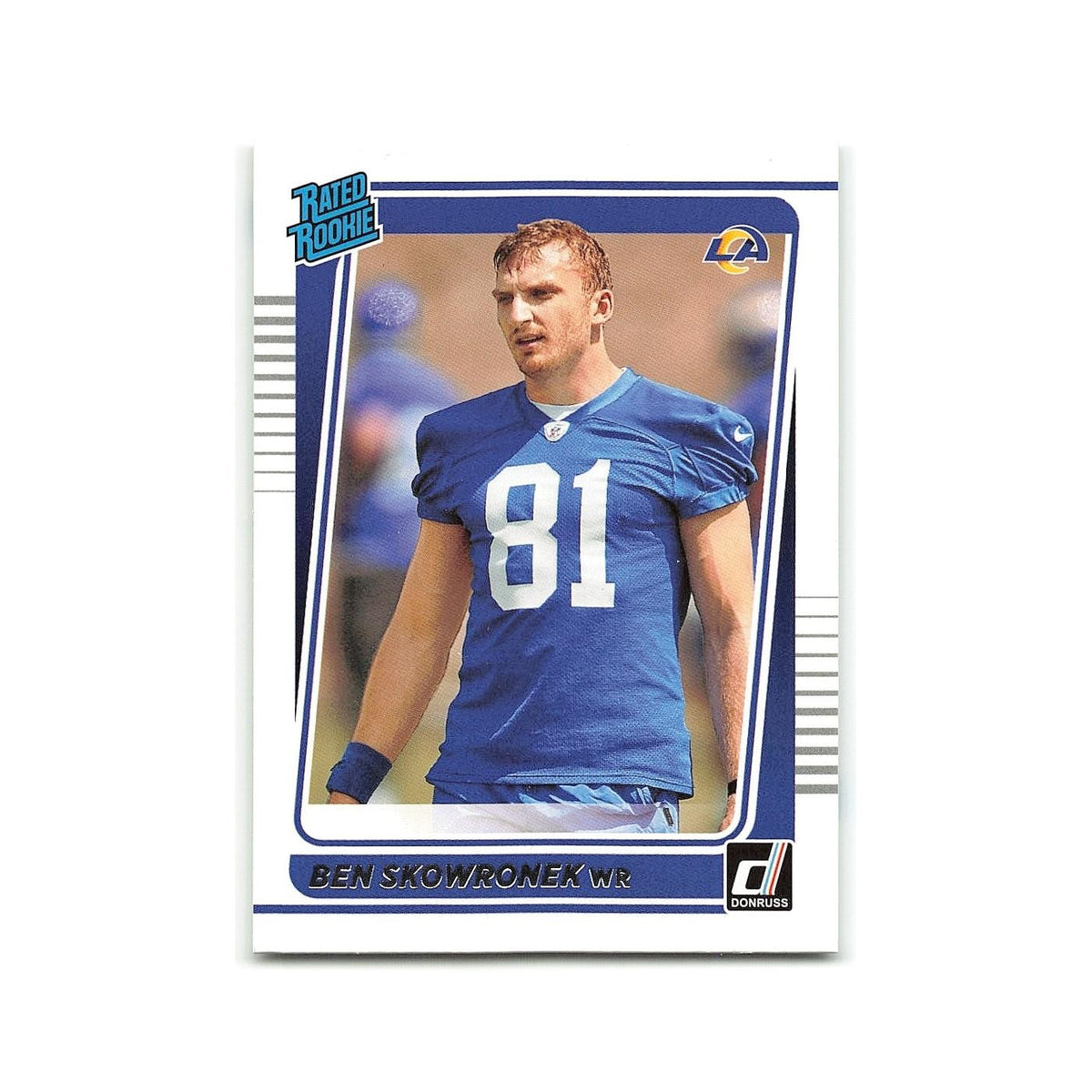 Ben Skowronek Rookie 2021 Donruss #325 Los Angeles Rams Football Card NM