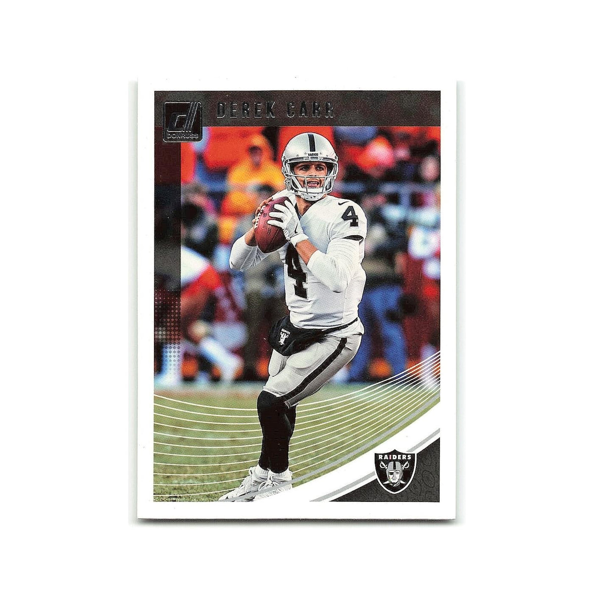 Derek Carr 2018 Donruss #217 Oakland Raiders Football Card NM