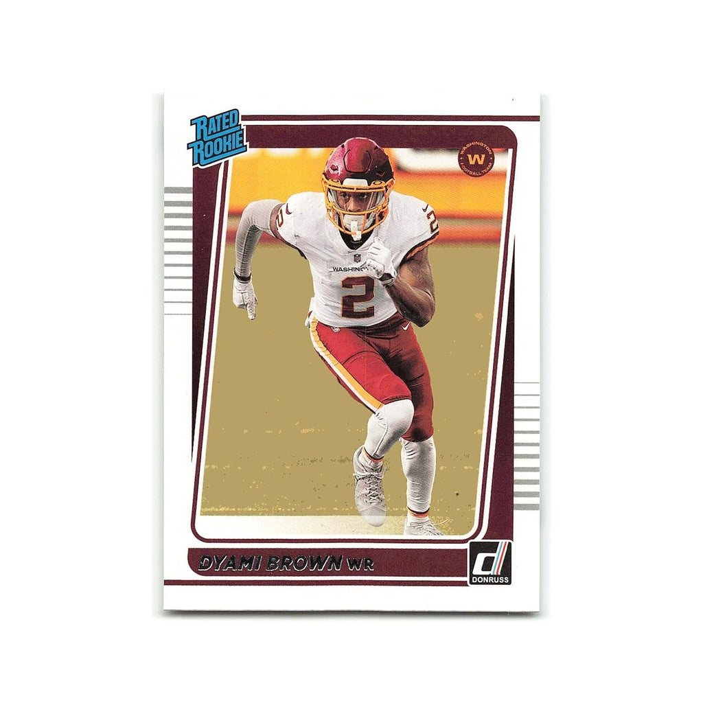 Dyami Brown 2021 Donruss #278 Washington Football Team Football Card NM