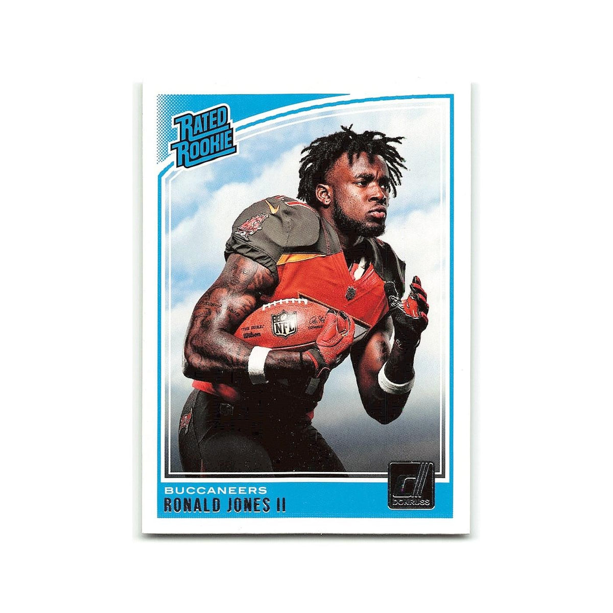 Ronald Jones II Rookie 2018 Donruss #309 Tampa Bay Buccaneers Football Card NM