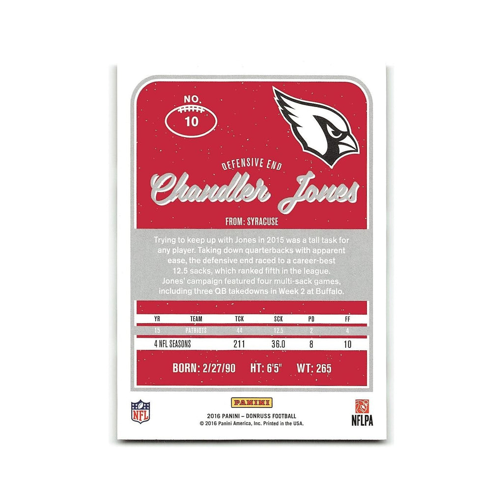 Chandler Jones 2016 Donruss #10 Arizona Cardinals Football Card NM