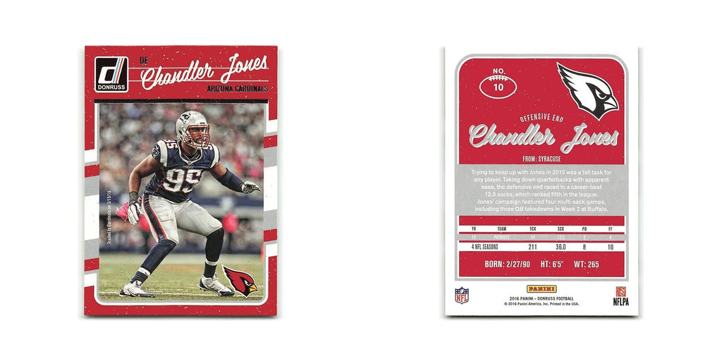 Chandler Jones 2016 Donruss #10 Arizona Cardinals Football Card NM