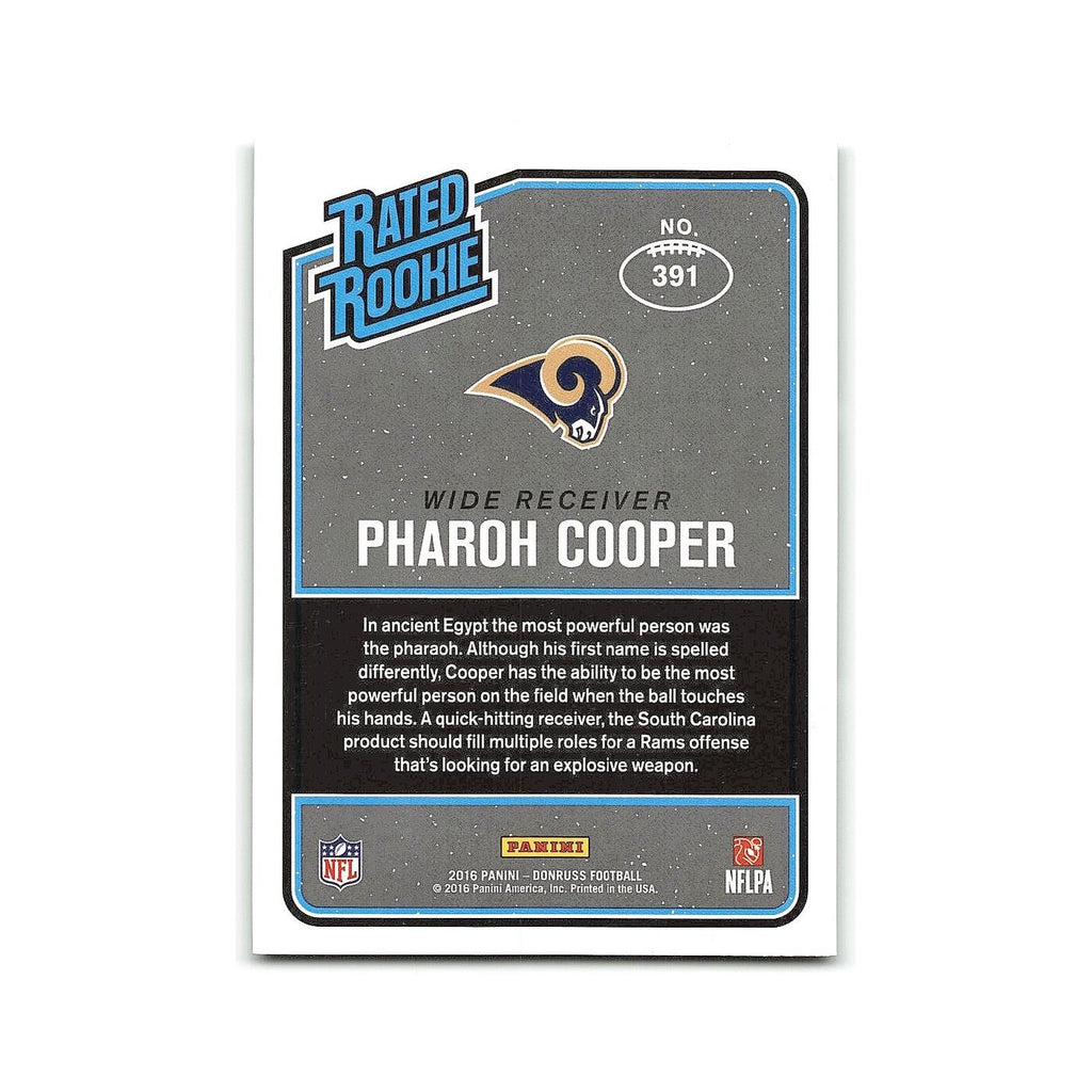 Pharoh Cooper Rookie 2016 Donruss #391 Los Angeles Rams Football Card NM