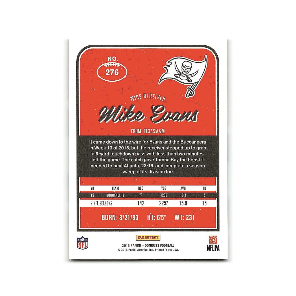 Mike Evans 2016 Donruss #276 Tampa Bay Buccaneers Football Card NM