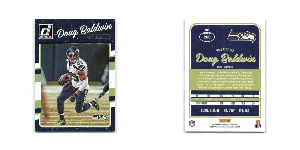 Doug Baldwin 2016 Donruss #266 Seattle Seahawks Football Card NM